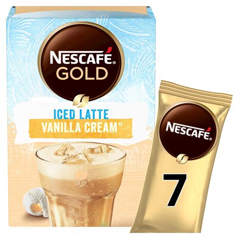 Nescaf Gold Iced Latte Vanilla Cream X G G Instant Ground Coffee Iceland Foods