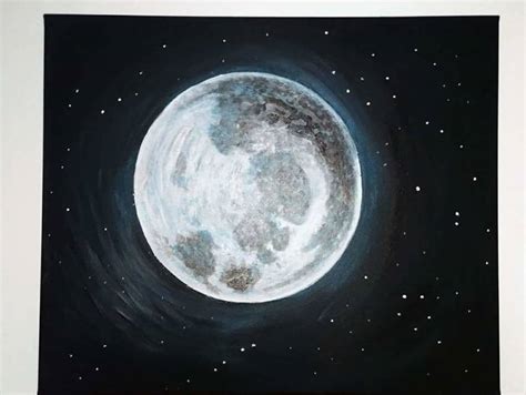 Acrylic Moon Paintings Top Painting Ideas