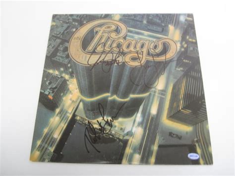Chicago Band Signed Autographed Record Album Coa
