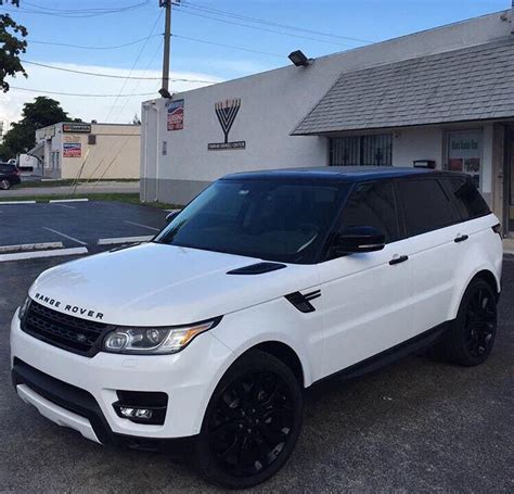 White Range Rover With Black Rims Luxury Sports Cars Exotic Sports