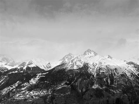 Free Photo Black And White Cold Landscape Mountain Outdoors Rocky