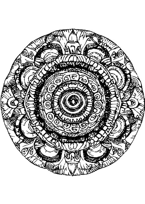 Mandala Coloring Page · Creative Fabrica