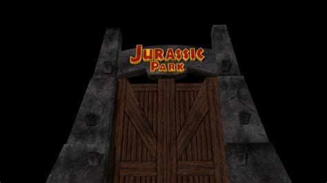 Jurassic Park Door 3d Model By Sebino A0908a8 Sketchfab