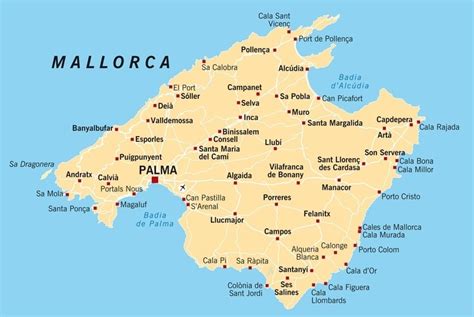 Die monate juni, juli und august sind die hauptreisezeit. Wetter Mallorca Karte | Kleve Landkarte