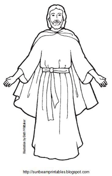 Jesus Second Coming Coloring Page Coloring Pages
