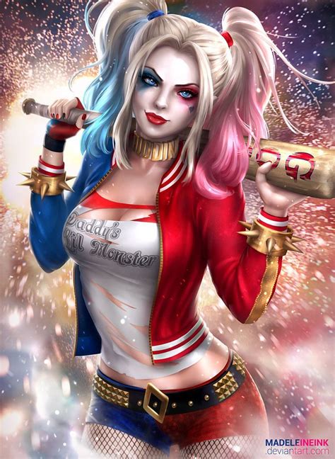 Arlequina Deviantart Inspire Se Arte No Papel Online Harley Quinn Smith Harley Quinn Et Le