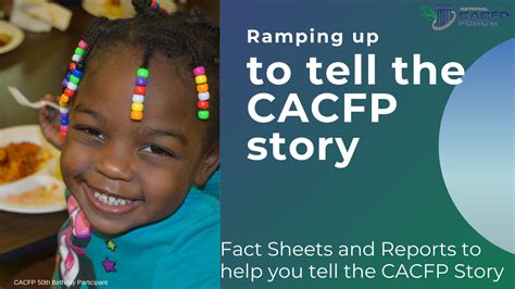 Fact Sheets And Reports To Help You Tell The Cacfp Story National