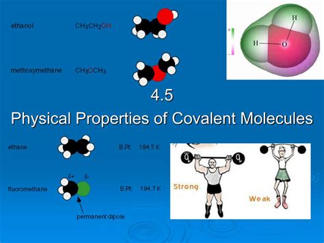 Ppt 45 Physical Properties Of Covalent Molecules Powerpoint
