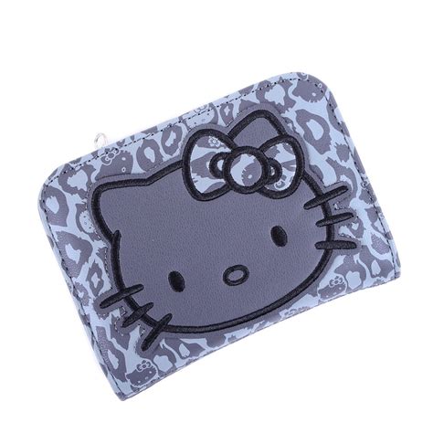 Hello Kitty Grey Leopard Bifold Wallet Sanrio Tokyo Otaku Mode Tom