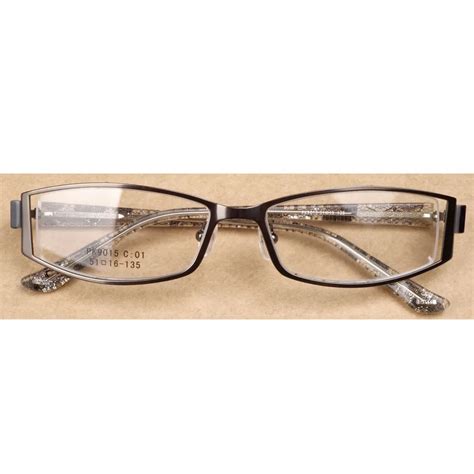 Oversized Eyeglasses Frames For Women Stainless Steel Frame Floral Acetate Leg In Womens
