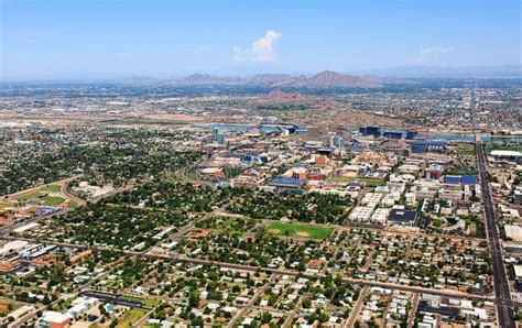 Tempe Arizona Skyline Stock Image Image Of Camelback 59504307