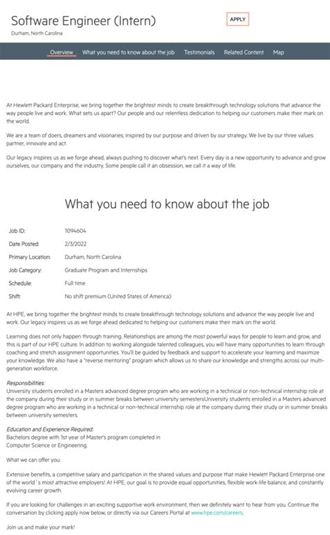 6 Intern Job Description Samples A Free Template Ongig Blog