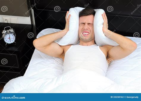 Sleeping Stock Photo Image Of Male Work Bedroom Wakeup 33238162