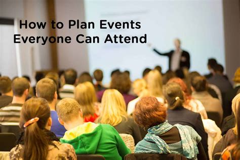 Workshop How To Plan Events Everyone Can Attend Arts Services Inc
