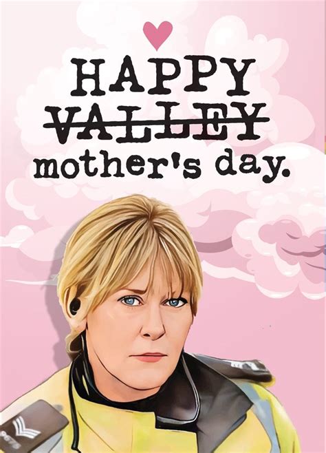 Funny Mothers Day Card Happy Valley For Mum Scribbler