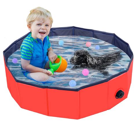 Buy Pvc Pet Foldable Swimming Pooldogs Cats Bathing Tubportable
