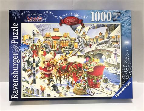 Ravensburger Limited Edition 1000 Piece Jigsaw Puzzle Which Way Santa
