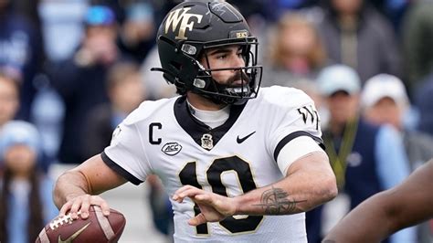 Wake Forest Qb Sam Hartman Out Indefinitely For Medical Treatment