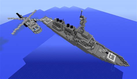 Navy Destroyer Minecraft Map