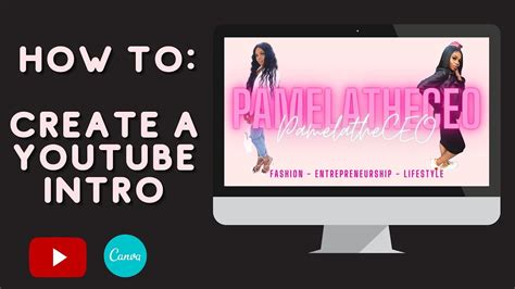 How To Create A Youtube Intro For Free Using Canva Tutorial Youtube