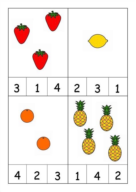 Matching Fruits Worksheet For Kindergarten Paringin St2