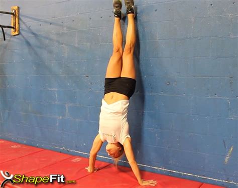 Kipping Handstand Push Ups Crossfit Exercise Guide