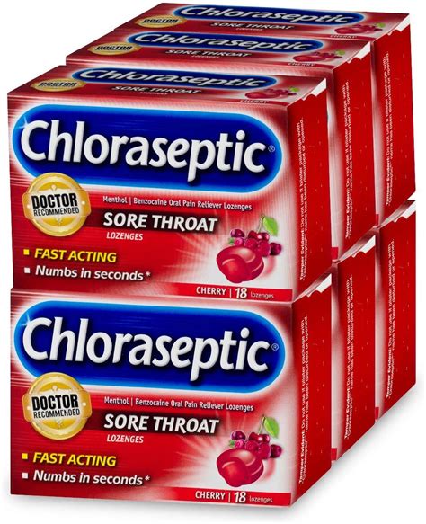 Chloraseptic Sore Throat Fast Acting Numbing Lozenges