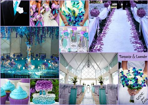 Lavender And Turquoise Wedding Inspiration By Rock Your Locks