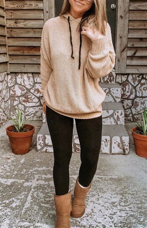Black Leggings Outfits With Leggings Cute Outfits Winter Fashion