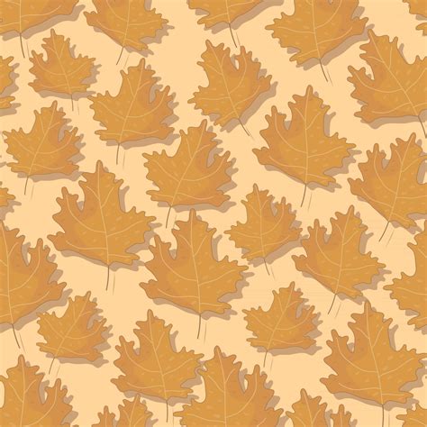 Autumn Leaves Seamless Pattern 2547091 Vector Art At Vecteezy