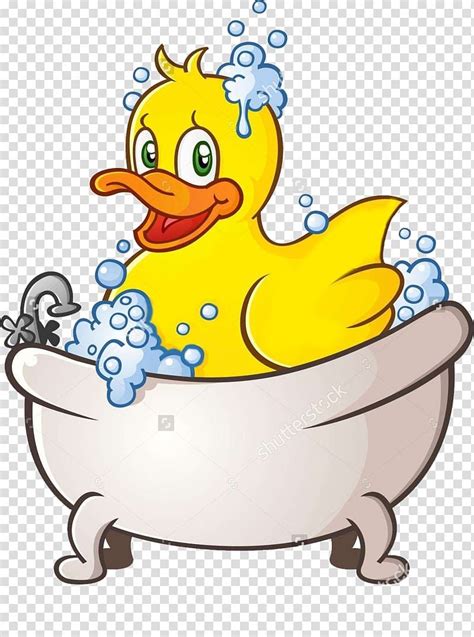 Bath Time Duck Clipart Duck Decal Sublimation Baby Shower Png Yellow