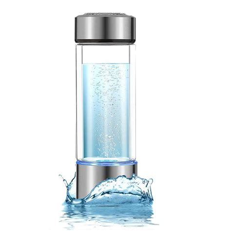 Portable Hydrogen Rich Water Generator Machine Glass Bottle Usb