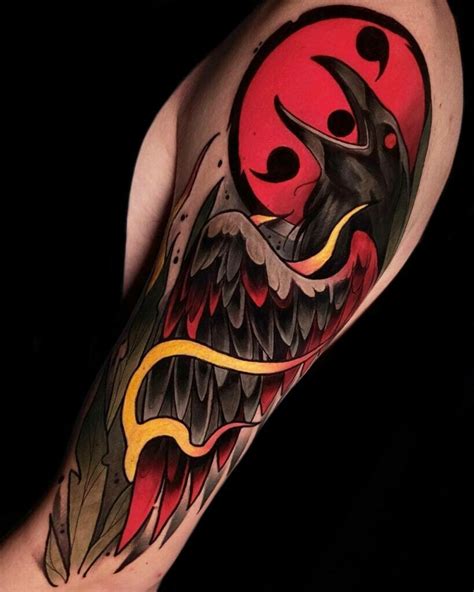 Share More Than Crow With Sharingan Tattoo Latest In Cdgdbentre