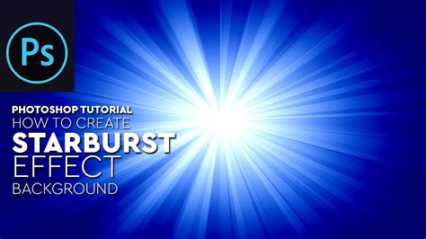 Create Abstract Starburst Background Effect In Adobe Photoshop Youtube