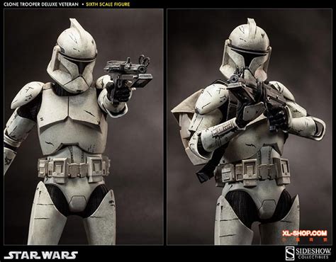 Sideshow Star Wars Clone Trooper Deluxe Veteran 16 Scale Figure