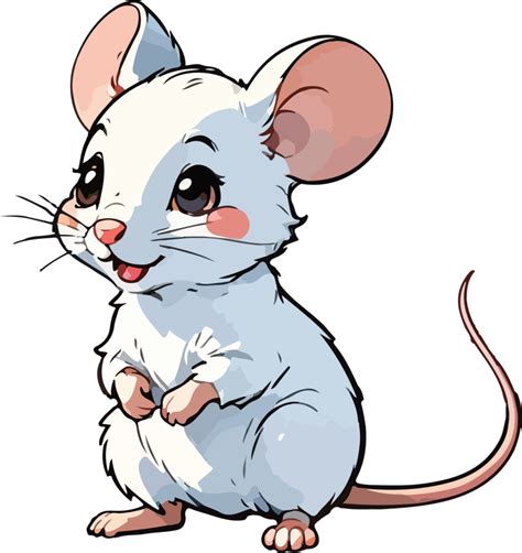 Cute Mouse Cartoon Illustration Ai Generative 33313074 Png