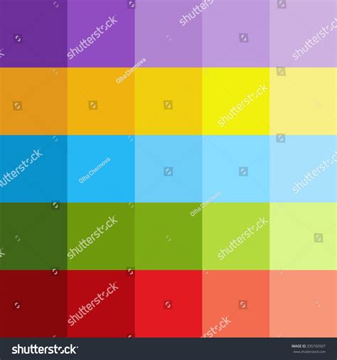 Background Of Colored Squares In Different Shades Stock Vector