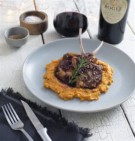 These loin lamb chops are great paired with a mint jelly sauce or madeira sauce. Lamb Chops with Orange Blueberry DemiGlaze Served with ...