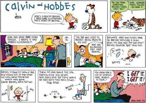 Calvin And Hobbes December 27 1987 There His Dad Spent His Life