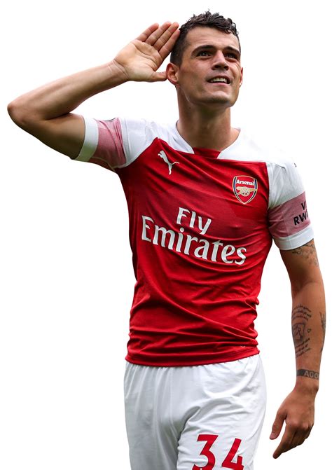 Left hopelessly exposed in the system used by emery during the opening months of the campaign, he has flourished alongside dani ceballos in. Granit Xhaka football render - 49381 - FootyRenders
