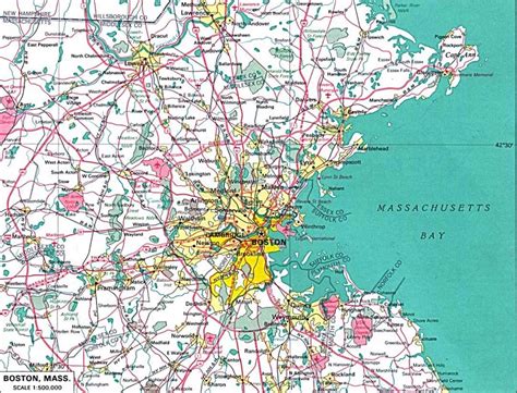 Map Of Greater Boston Area Verjaardag Vrouw 2020