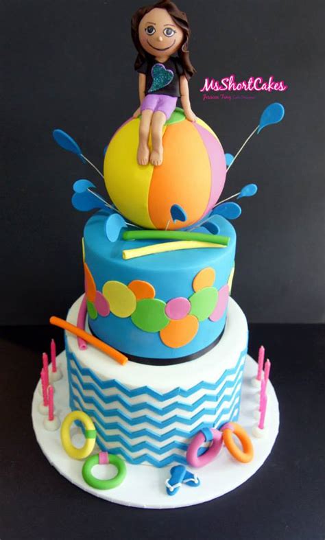 21 Sizzling Summer Birthday Cake Ideas Pretty My Party