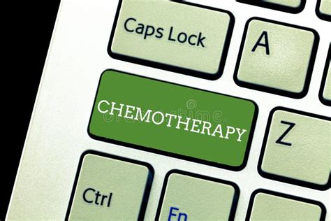 Handwriting Text Writing Chemotherapy Concept Meaning Effective Way Of