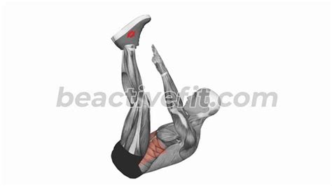 Toe Touch Crunch 5 Easy Exercises For Abs