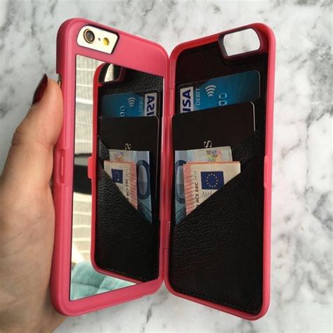 Lily™ The Luxury Makeup Mirrorwallet Case For Iphone Sugar And Cotton