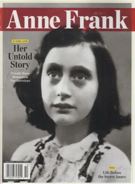 Anne Frank 75 Years Later Her Untold Story 2020 1399 Picclick