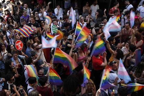 Turkish Police Disperse Banned Lgbt March With Tear Gas