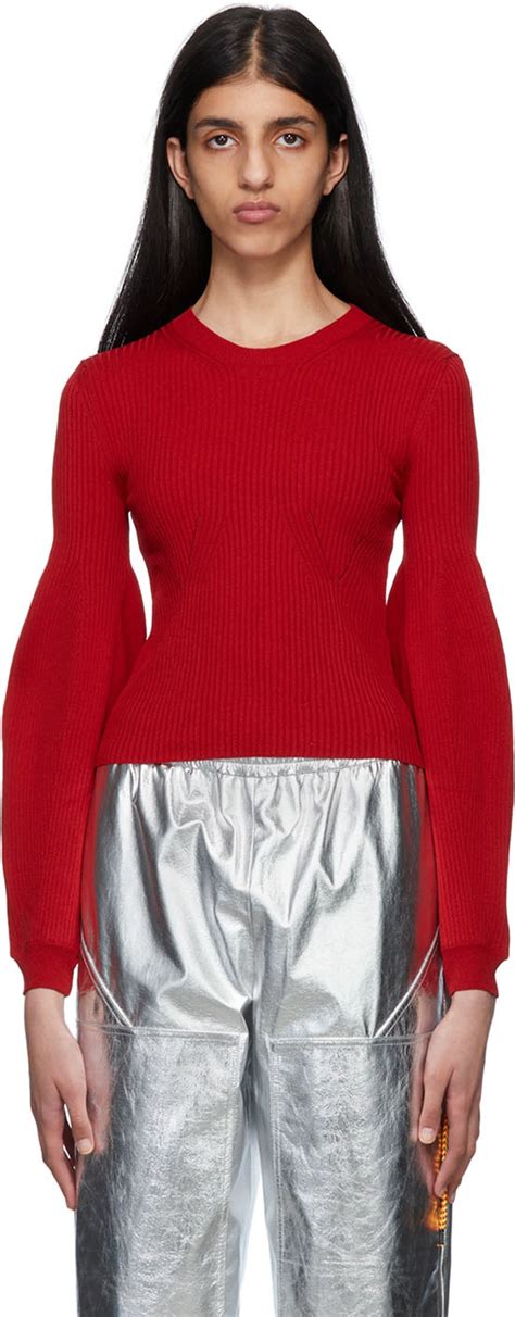 Stella McCartney Red Sensual Sweater SSENSE