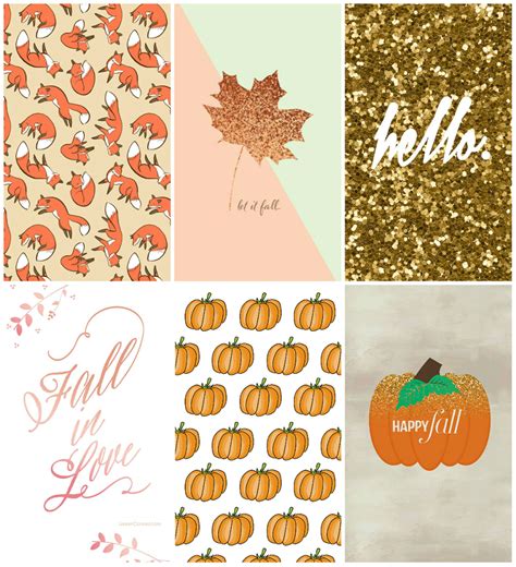 Autumn Inspired Iphone Wallpapers Milk Bubble Tea