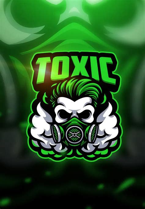Toxic Skull Mascot And Esport Logo By Aqrstudio On In 2020